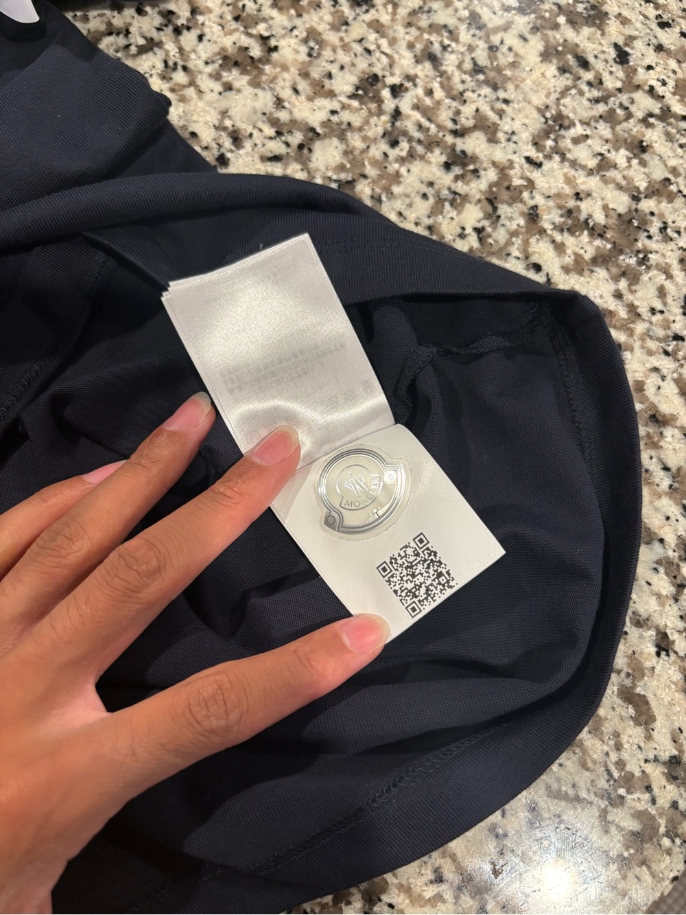 ❌ SOLD ❌ Moncler Maglia Maniche Navy Blue T-Shirt - Picture 8 of 8